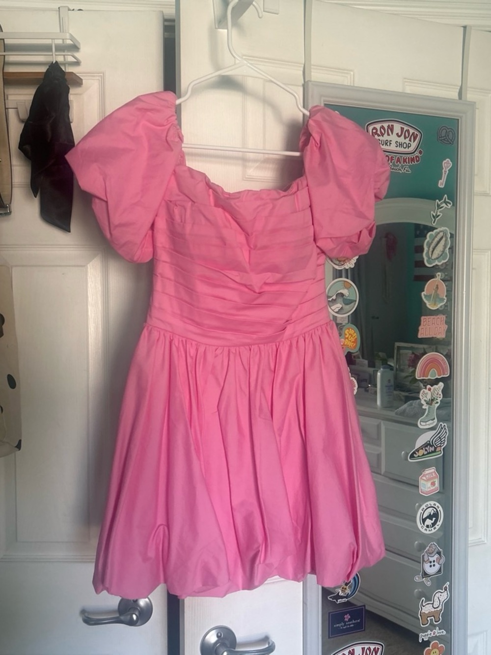 pink formal dress